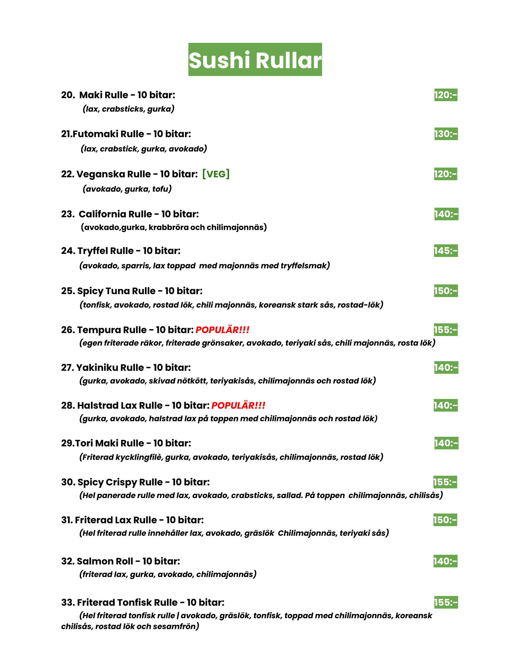 Menu page 4